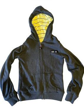 Vintage Y2K Volcom Reversible Woman’s Hoodie Cardigan Size L